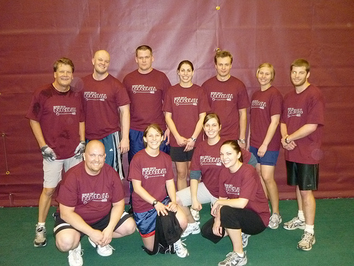2010 Winter Highlands Ranch Dodgeball Team, aka "Dropshots"